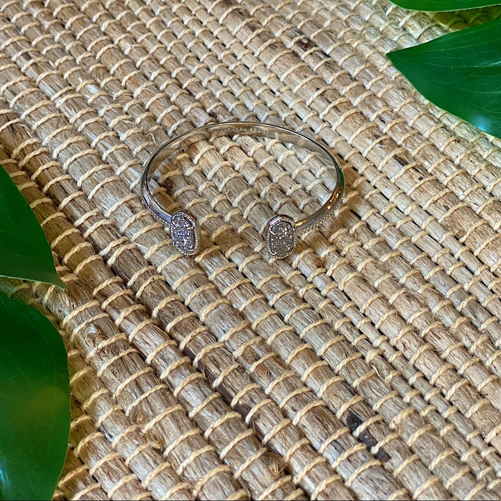 Kendra Scott Silver & Druzzy Bracelet